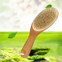 Load image into Gallery viewer, Natural Bristle Body Soft Massage Brush With A Long Handle Massager For Bath Back Brushes Shower Cellulite Dry Brushing Tools