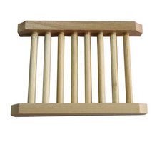 Load image into Gallery viewer, 14Styles Natural Carbide Wood Soap Dish Wooden Soap Container Travel Wood Soap Box Shower Plate Bathroom Soap Holder