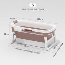 Load image into Gallery viewer, Portable Folding Bathtub Adult Children Swimming Pool Large Plastic Freestanding Bathtub Bath Bucket For Adult With Cover