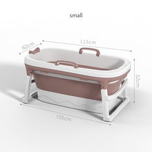 Load image into Gallery viewer, Free Shipping 1.4m/55in  Large Bathtub  Adult Bath Tub Barrel Sweat Steaming Bathtub Plastic Folding Thicken Bathtub Home Sauna
