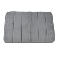Load image into Gallery viewer, 1pc 40x60cm Home Bath Mat Non-slip Bathroom Carpet soft coral fleece Memory Foam Rug Mat kitchen Toilet Floor decor

