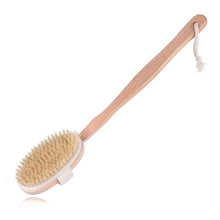 Load image into Gallery viewer, Hot Dry Skin Body Soft Natural Bristle The SPA The Brush Wooden Bath Shower Bristle Brush SPA Body Brush with Long Handle
