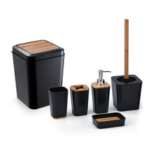 Load image into Gallery viewer, smartloc 6 pieces Plastic Bathroom Accessories Set Toothbrush Holder Toothpaste Dispenser Case Soap Box Toilet Shower Storage
