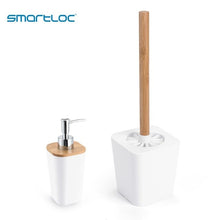 Load image into Gallery viewer, smartloc 6 pieces Plastic Bathroom Accessories Set Toothbrush Holder Toothpaste Dispenser Case Soap Box Toilet Shower Storage
