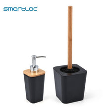 Load image into Gallery viewer, smartloc 6 pieces Plastic Bathroom Accessories Set Toothbrush Holder Toothpaste Dispenser Case Soap Box Toilet Shower Storage
