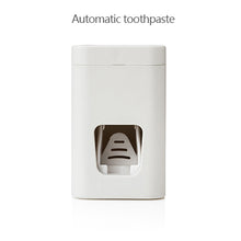 Load image into Gallery viewer, Wall-mounted Automatic Toothpaste Dispenser 4 Toothbrush Holder Bathroom Washing Sets Toothpaste Squeezer Toothbrush Storage
